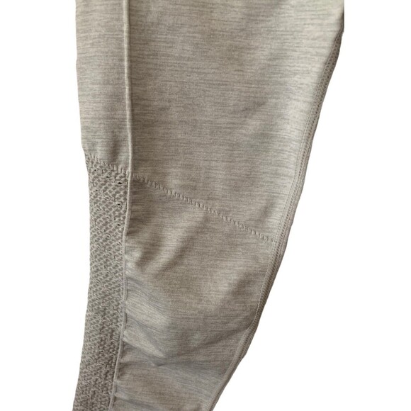 Fabletics Sync High-Waisted Leggings Perforated Side Light Grey Heather ~Small - Picture 3 of 12
